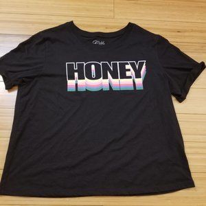 Cold Crush crop tshirt women's XXL